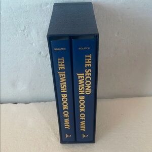 The Jewish Book of Why & the second book of why box set Alfred J. Kolatch slip
